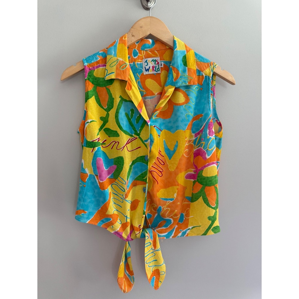 Jams World Multicolor Button Down Shirt